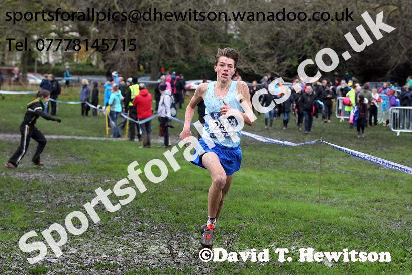 Boys under-15s, British Athletics Liverpool Cross Challenge, Sefton Park, Liverpool. Photo: David T. Hewitson/Sports for All Pics